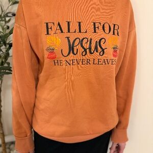 Fall for Jesus sweater! 🍂🎃